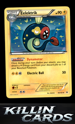 Eelektrik 40/101 Pokemon Uncommon Noble Victories Card LP