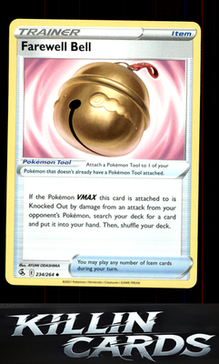 Farewell Bell 234/264 Pokemon Uncommon SWSH08: Fusion Strike Card NM