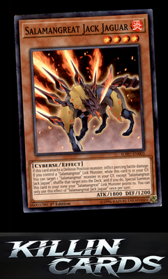 1st Edition Salamangreat Jack Jaguar SOFU-EN005 YuGiOh Common Soul Fusion Card N