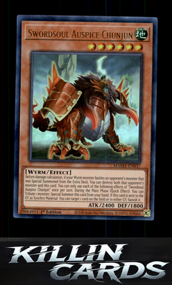 Swordsoul Auspice Chunjun MAMA-EN037 YuGiOh Ultra Rare Magnificent Mavens Card N