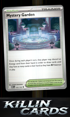 Mystery Garden - 122/132 122/132 Pokemon Uncommon ME01: Mega Evolution Card NM