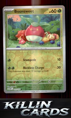 Reverse Holofoil Bounsweet 016/197 Pokemon Common SV03: Obsidian Flames Card NM