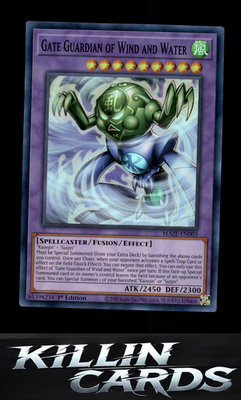 Gate Guardian of Wind and Water MAZE-EN005 YuGiOh Super Rare Maze of Memories Ca