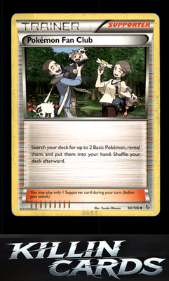 Pokemon Fan Club 94/106 Pokemon Uncommon XY - Flashfire Card LP
