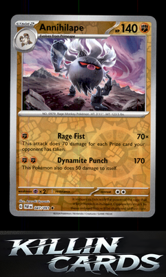 Annihilape - 047/091 047/091 Pokemon Rare SV: Paldean Fates Card NM
