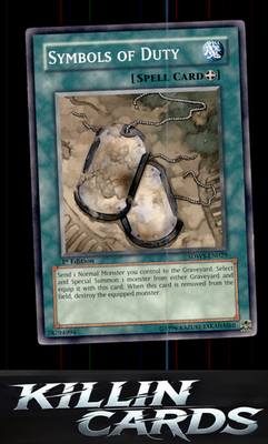 1st Edition Symbols of Duty SDWS-EN029 YuGiOh Common Structure Deck: Warriors' S