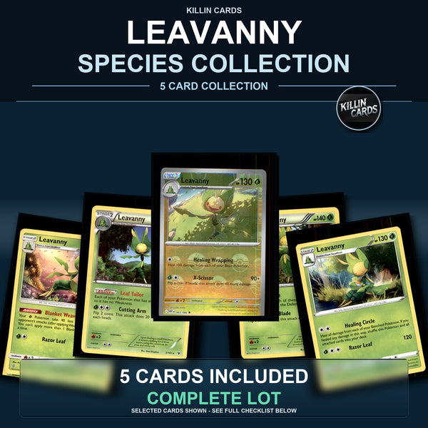 Pokemon TCG Leavanny Species Collection 5 Different Cards