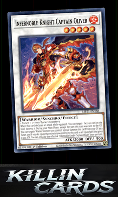 1st Edition Infernoble Knight Captain Oliver MP21-EN188 YuGiOh Common 2021 Tin o