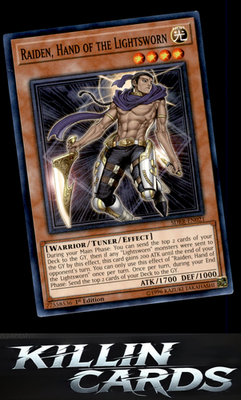 1st Edition Raiden, Hand of the Lightsworn SDRR-EN021 YuGiOh Common Structure De