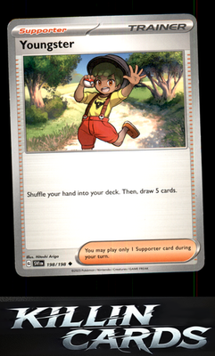 Youngster 198/198 Pokemon Uncommon SV01: Scarlet & Violet Base Set Card NM