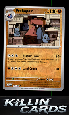 Reverse Holofoil Probopass - 102/167 102/167 Pokemon Uncommon SV06: Twilight Mas