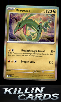Rayquaza 153/217 Pokemon Rare ME: Ascended Heroes Card NM