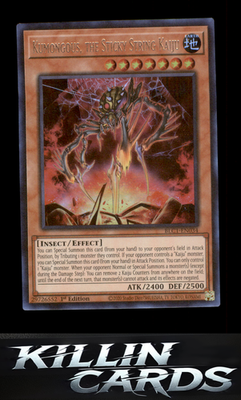 1st Edition Kumongous, the Sticky String Kaiju BLC1-EN034 YuGiOh Ultra Rare Batt