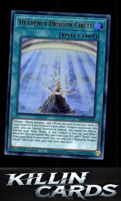 1st Edition Heavenly Dragon Circle GFP2-EN165 YuGiOh Ultra Rare Ghosts From the