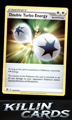 Double Turbo Energy 151/172 Pokemon Uncommon SWSH09: Brilliant Stars Card LP