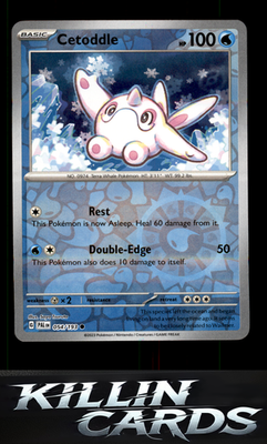 Reverse Holofoil Cetoddle - 054/193 054/193 Pokemon Common SV02: Paldea Evolved