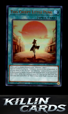 1st Edition This Creepy Little Punk MP24-EN262 YuGiOh Ultra Rare 25th Anniversar