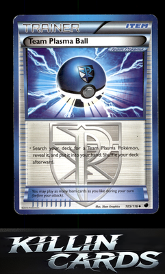 Team Plasma Ball (Team Plasma) 105/116 Pokemon Uncommon Plasma Freeze Card LP