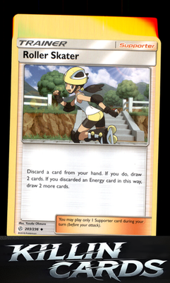 Roller Skater 203/236 Pokemon Uncommon SM - Cosmic Eclipse Card NM
