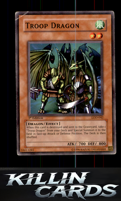 1st Edition Troop Dragon LOD-EN042 YuGiOh Common Legacy of Darkness (Worldwide E