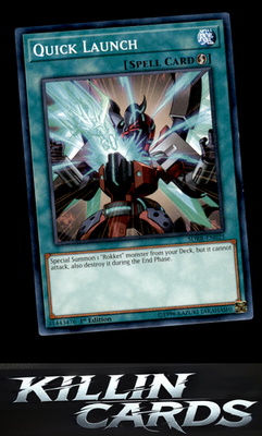 1st Edition Quick Launch SDRR-EN025 YuGiOh Common Structure Deck: Rokket Revolt