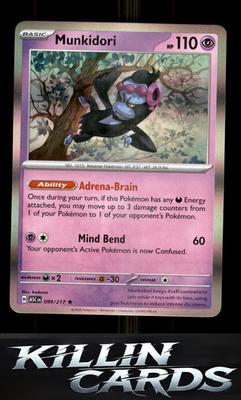 Munkidori 099/217 Pokemon Rare ME: Ascended Heroes Card NM