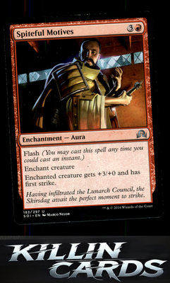 Spiteful Motives 183 Magic U Shadows over Innistrad Card NM