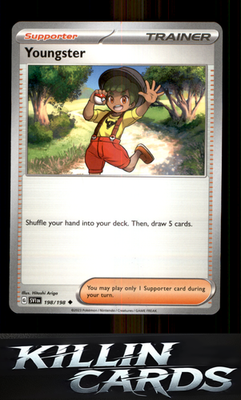 Youngster 198/198 Pokemon Uncommon SV01: Scarlet & Violet Base Set Card NM