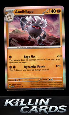 Annihilape - 047/091 047/091 Pokemon Rare SV: Paldean Fates Card NM