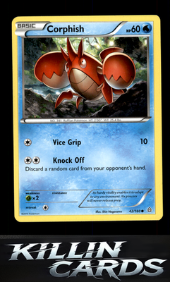 Corphish 42/160 Pokemon Common XY - Primal Clash Card LP