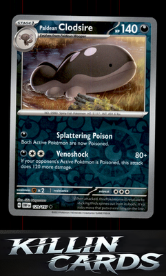 Reverse Holofoil Paldean Clodsire - 129/197 129/197 Pokemon Uncommon SV03: Obsid