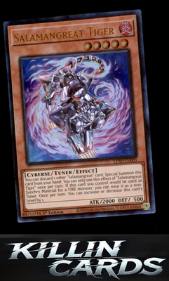1st Edition Salamangreat Tiger LD10-EN003 YuGiOh Ultra Rare Legendary Duelists: