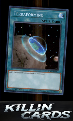 1st Edition Terraforming BLMR-EN087 YuGiOh Secret Rare Battles of Legend: Monstr