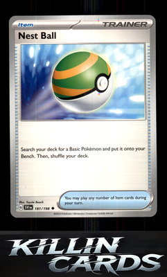 Nest Ball - 181/198 181/198 Pokemon Uncommon SV01: Scarlet & Violet Base Set Car