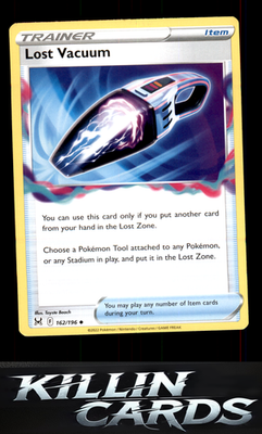 Lost Vacuum 162/196 Pokemon Uncommon SWSH11: Lost Origin Card NM