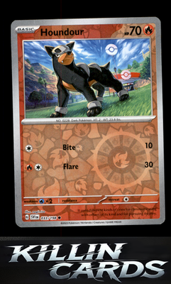 Reverse Holofoil Houndour - 033/198 033/198 Pokemon Common SV01: Scarlet & Viole