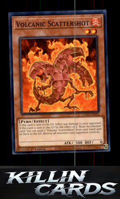 1st Edition Volcanic Scattershot LD10-EN026 YuGiOh Common Legendary Duelists: So