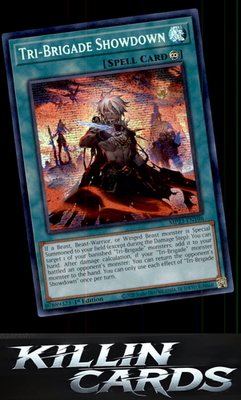 1st Edition Tri-Brigade Showdown MP23-EN198 YuGiOh Prismatic Secret Rare 25th An