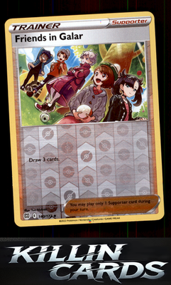 Reverse Holofoil Friends in Galar 140/172 Pokemon Uncommon SWSH09: Brilliant Sta