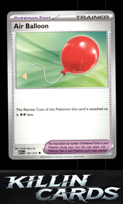 Air Balloon 181/217 Pokemon Uncommon ME: Ascended Heroes Card NM