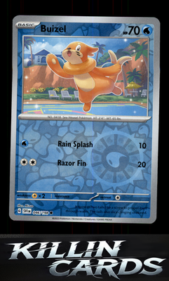 Reverse Holofoil Buizel 046/198 Pokemon Common SV01: Scarlet & Violet Base Set C