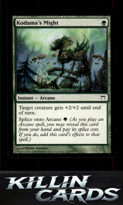 Kodama's Might 224 Magic C Champions of Kamigawa Card NM