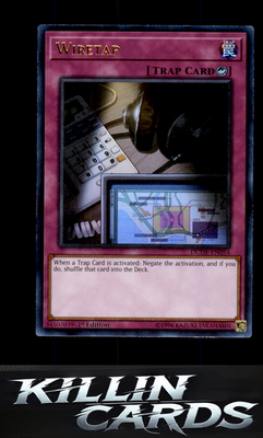 1st Edition Wiretap DRL3-EN054 YuGiOh Ultra Rare Dragons of Legend: Unleashed Ca