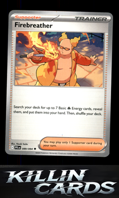 Firebreather - 089/094 089/094 Pokemon Uncommon ME02: Phantasmal Flames Card NM