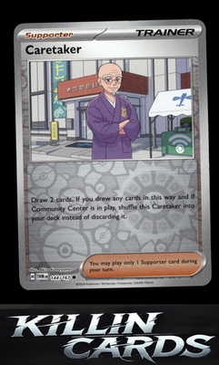 Reverse Holofoil Caretaker - 144/167 144/167 Pokemon Common SV06: Twilight Masqu
