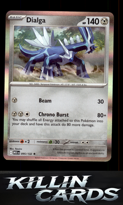 Dialga 095/132 Pokemon Rare ME01: Mega Evolution Card NM