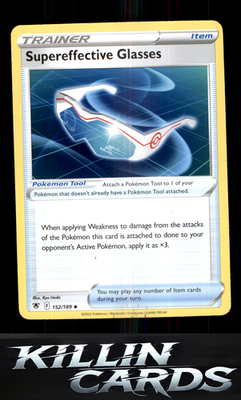 Supereffective Glasses 152/189 Pokemon Uncommon SWSH10: Astral Radiance Card NM