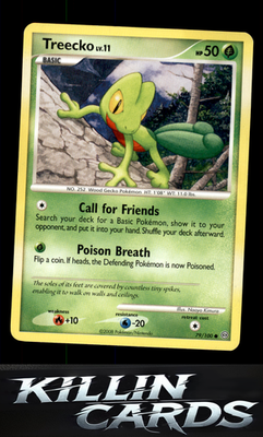 Treecko 79/100 Pokemon Common Stormfront Card LP