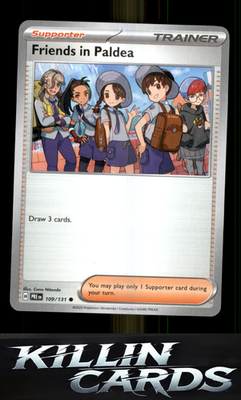 Friends in Paldea - 109/131 109/131 Pokemon Common SV: Prismatic Evolutions Card