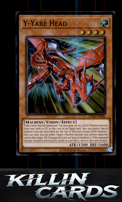 Y-Yare Head OP28-EN006 YuGiOh Super Rare OTS Tournament Pack 28 Card NM